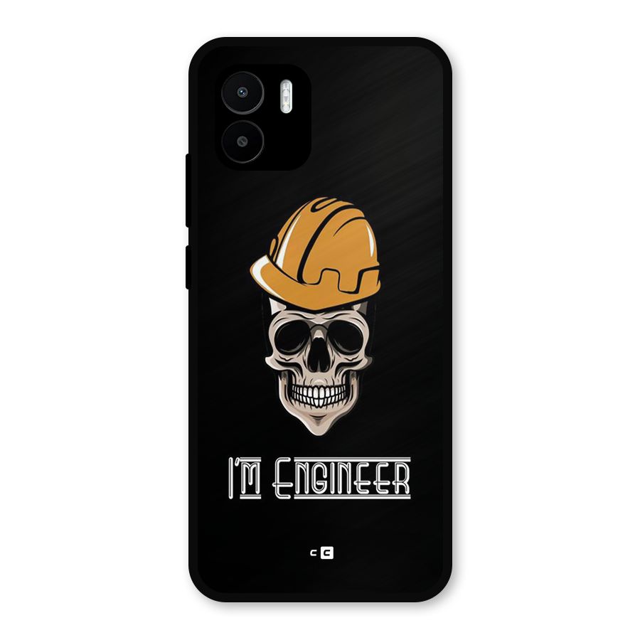 I Am Engineer Metal Back Case for Redmi A1