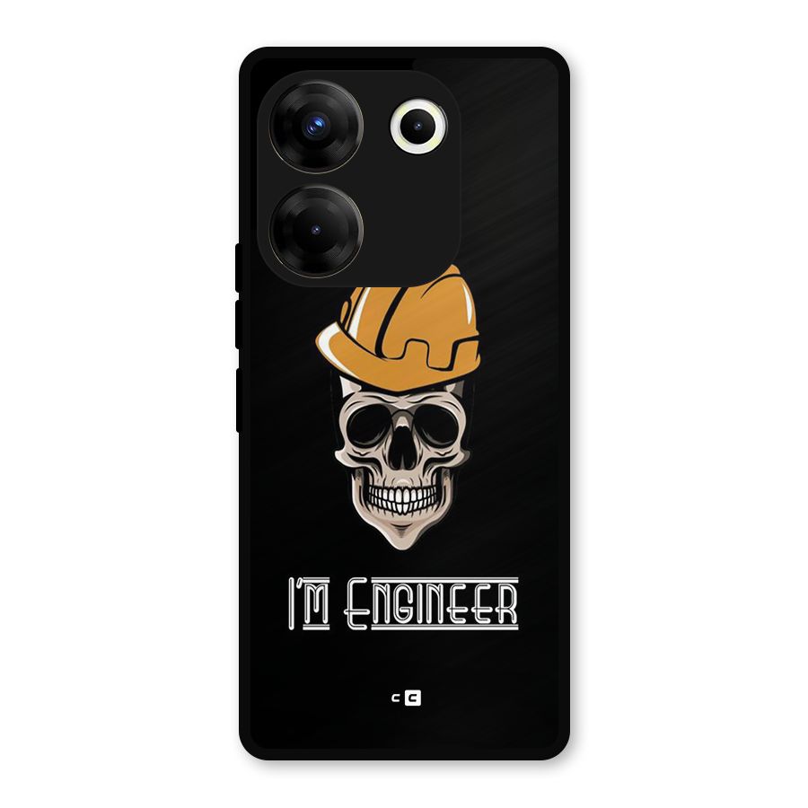 I Am Engineer Metal Back Case for Tecno Camon 20 Pro