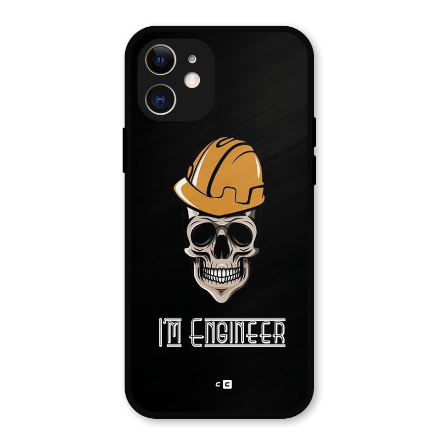I Am Engineer Metal Back Case for iPhone 12