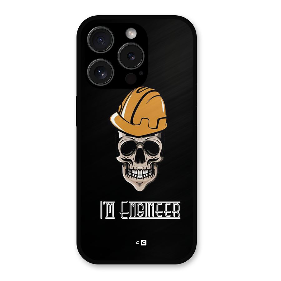 I Am Engineer Metal Back Case for iPhone 15 Pro