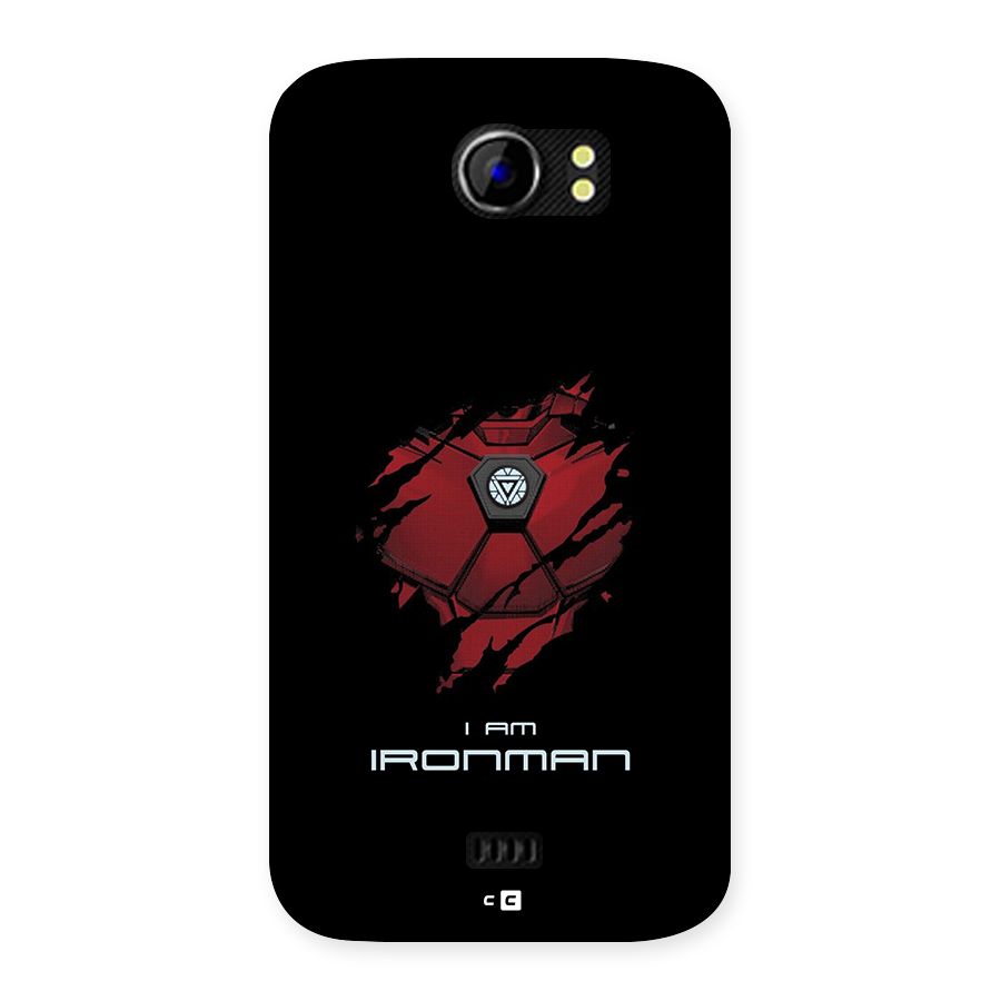 I Am Ironman Back Case for Canvas 2 A110