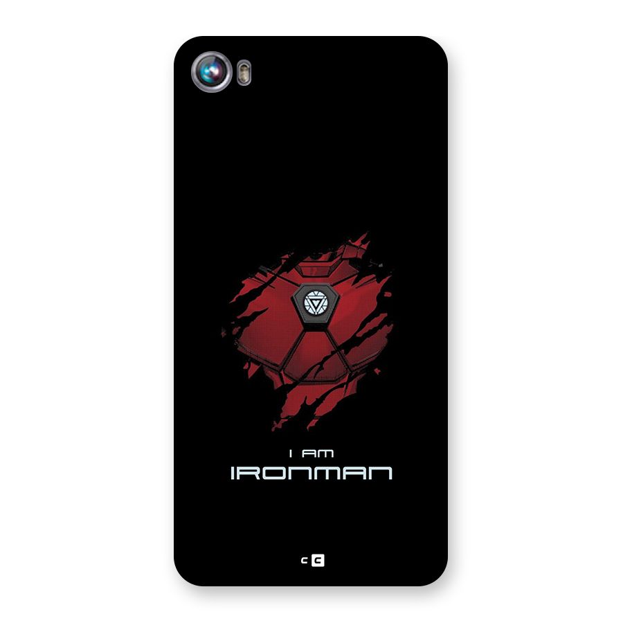 I Am Ironman Back Case for Canvas Fire 4 (A107)