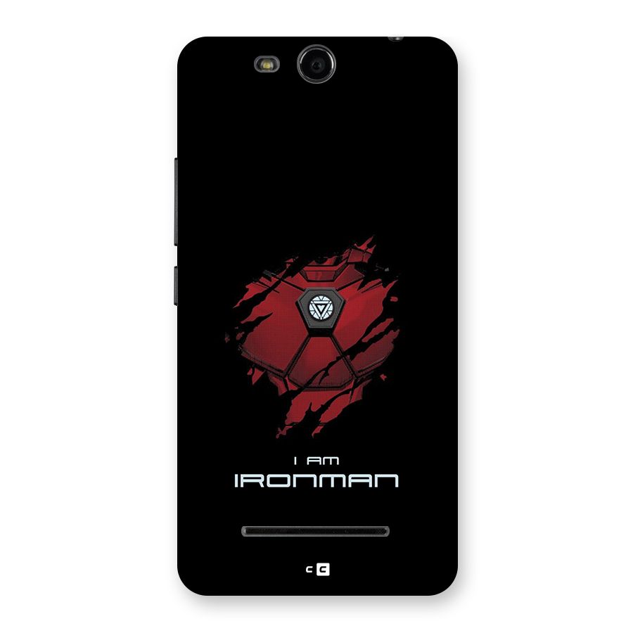 I Am Ironman Back Case for Canvas Juice 3 Q392