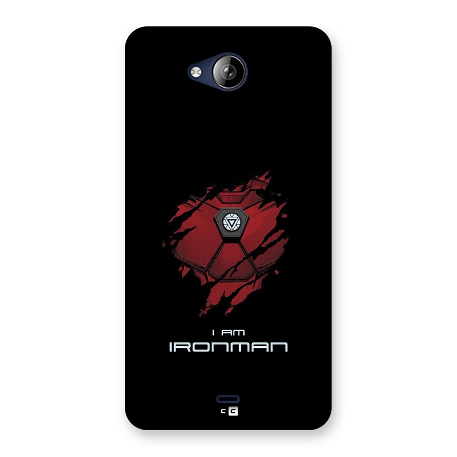 I Am Ironman Back Case for Canvas Play Q355
