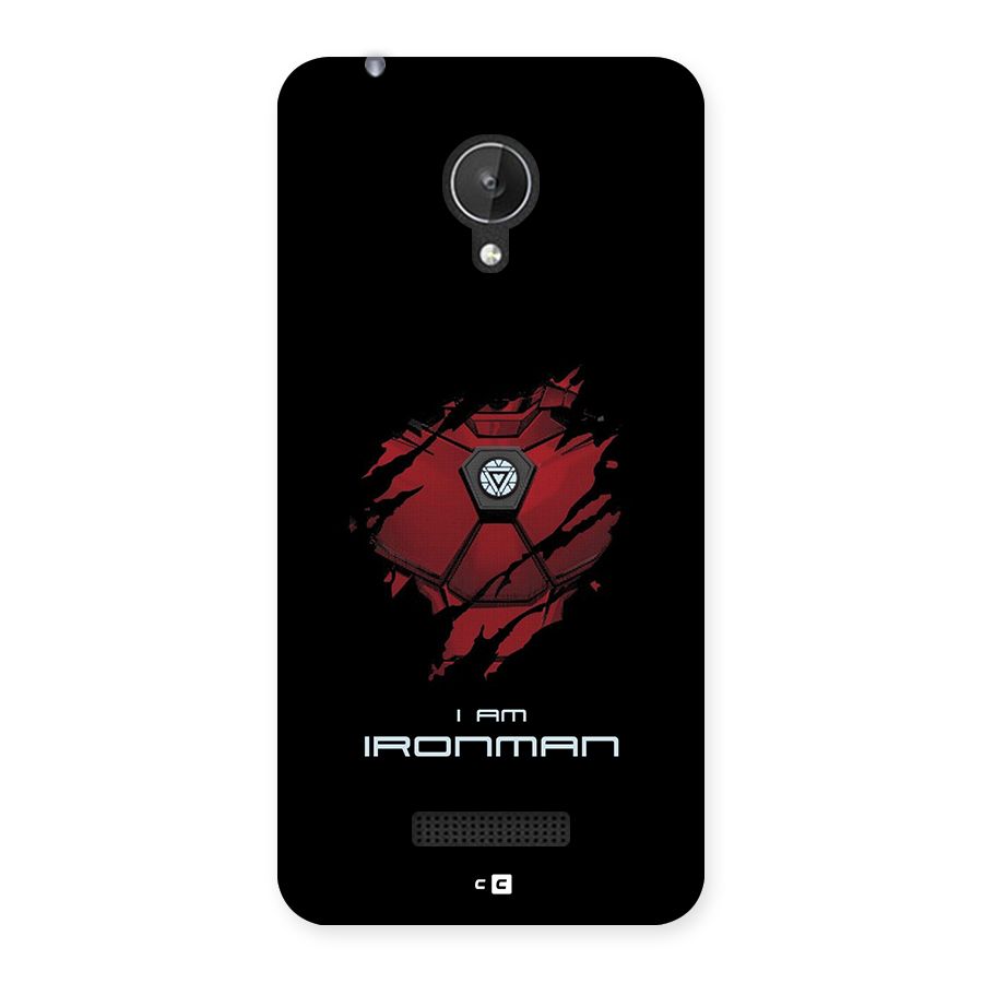 I Am Ironman Back Case for Canvas Spark Q380