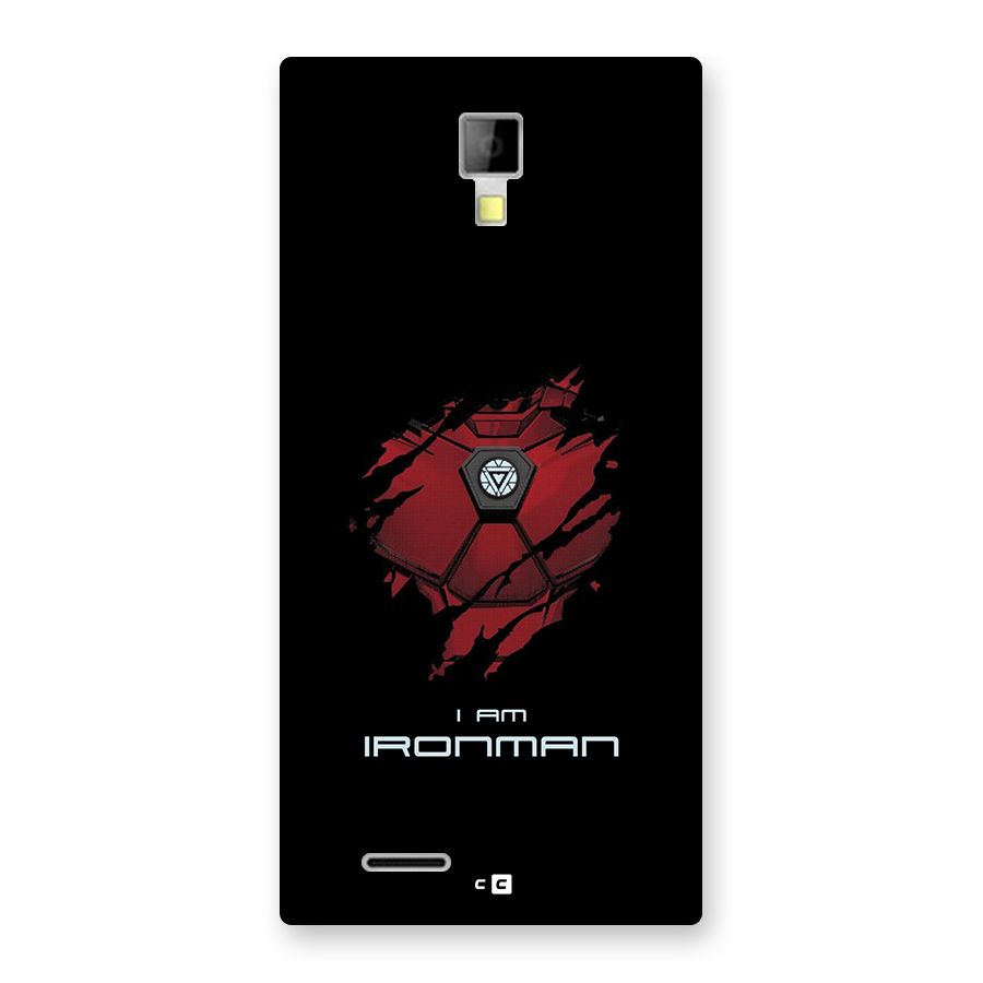 I Am Ironman Back Case for Canvas Xpress A99