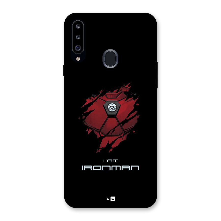 I Am Ironman Back Case for Galaxy A20s