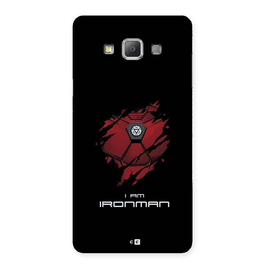 I Am Ironman Back Case for Galaxy A7