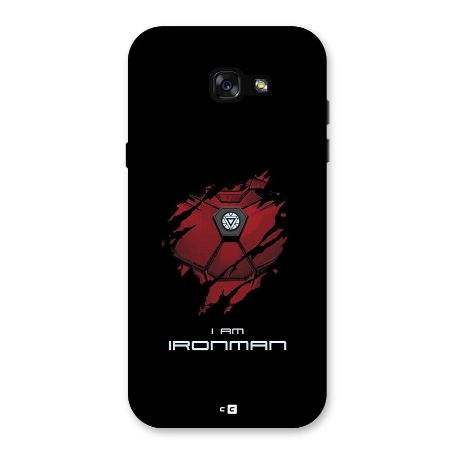 I Am Ironman Back Case for Galaxy A7 (2017)