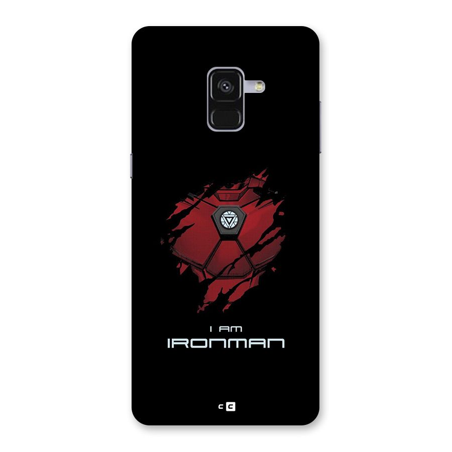 I Am Ironman Back Case for Galaxy A8 Plus