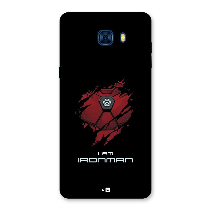 I Am Ironman Back Case for Galaxy C7 Pro