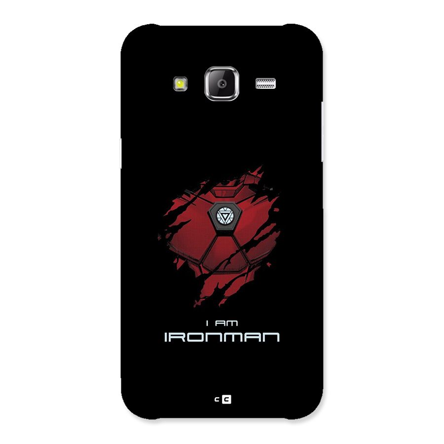 I Am Ironman Back Case for Galaxy J2 Prime