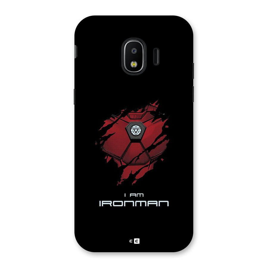 I Am Ironman Back Case for Galaxy J2 Pro 2018