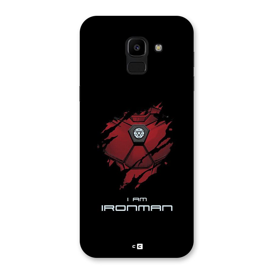 I Am Ironman Back Case for Galaxy J6
