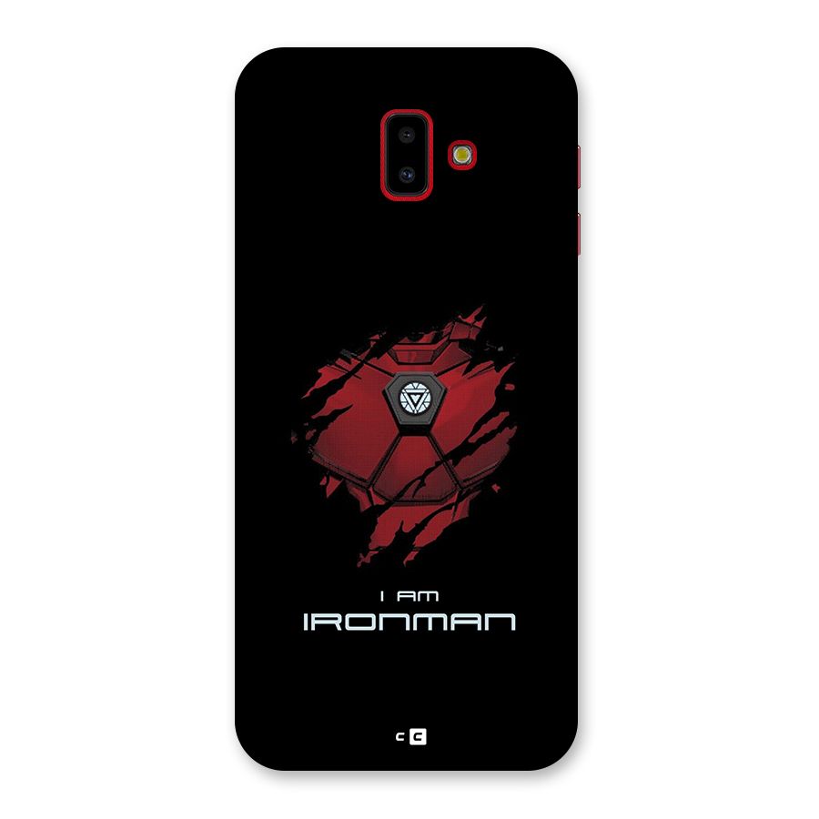 I Am Ironman Back Case for Galaxy J6 Plus