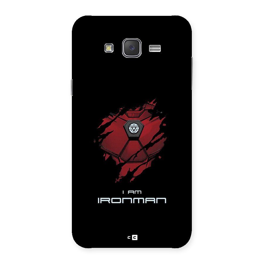 I Am Ironman Back Case for Galaxy J7