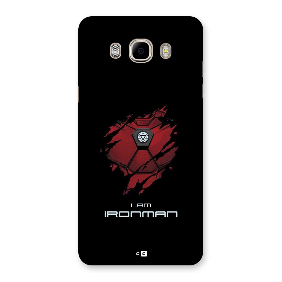 I Am Ironman Back Case for Galaxy J7 2016