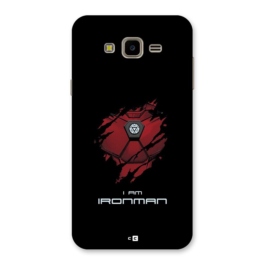 I Am Ironman Back Case for Galaxy J7 Nxt