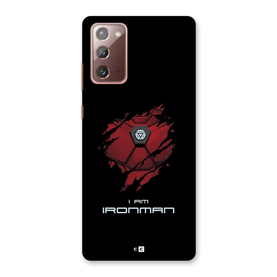 I Am Ironman Back Case for Galaxy Note 20
