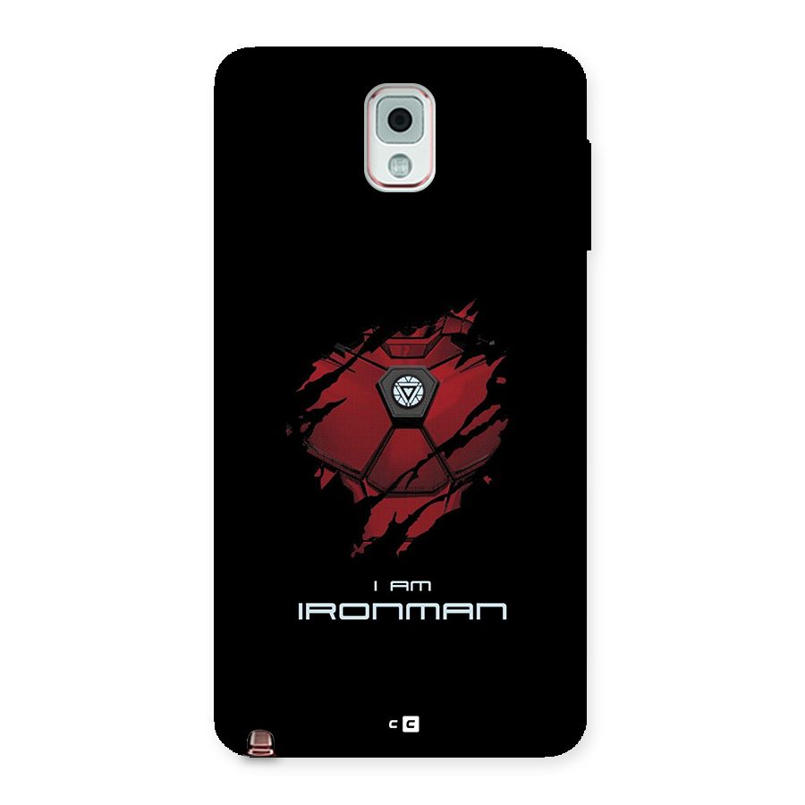 I Am Ironman Back Case for Galaxy Note 3