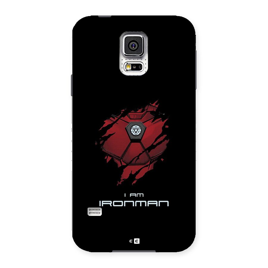 I Am Ironman Back Case for Galaxy S5