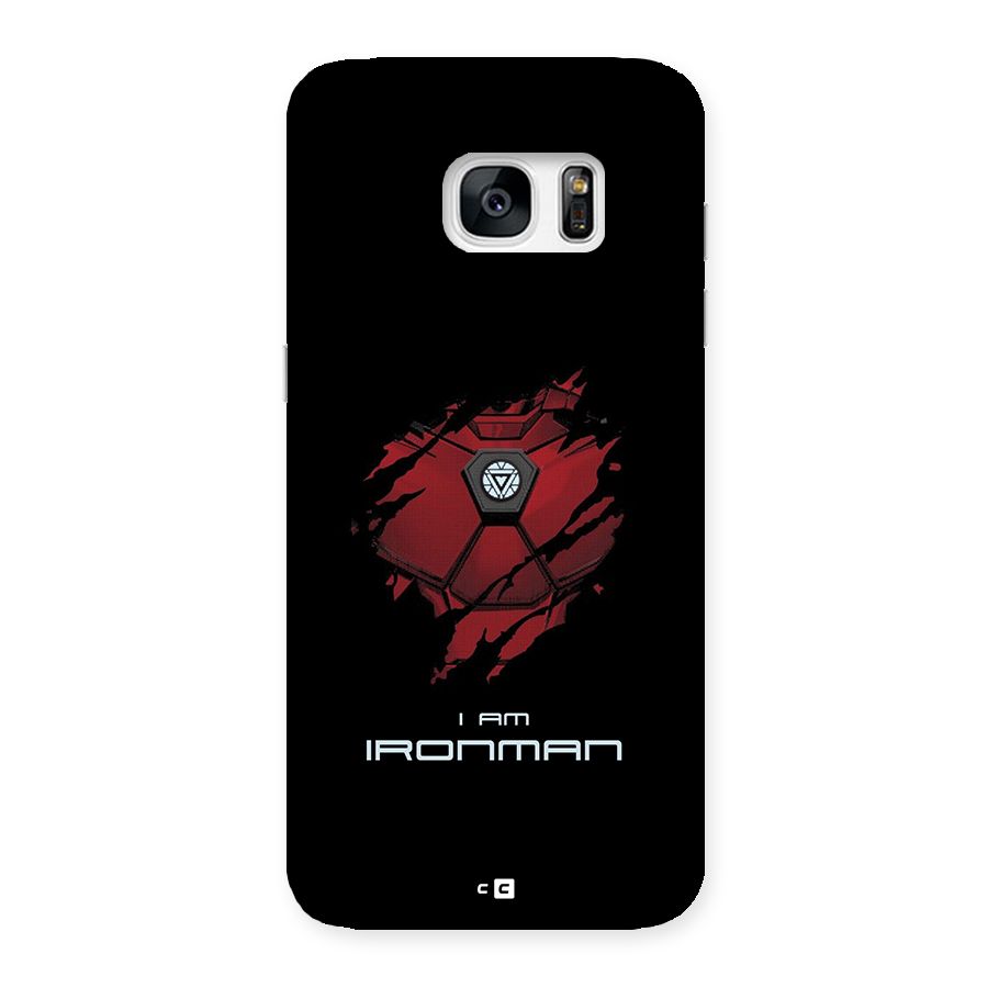 I Am Ironman Back Case for Galaxy S7 Edge