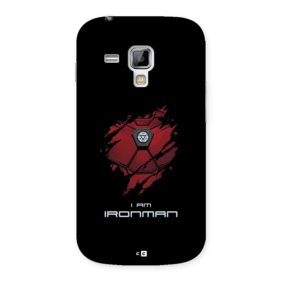 I Am Ironman Back Case for Galaxy S Duos