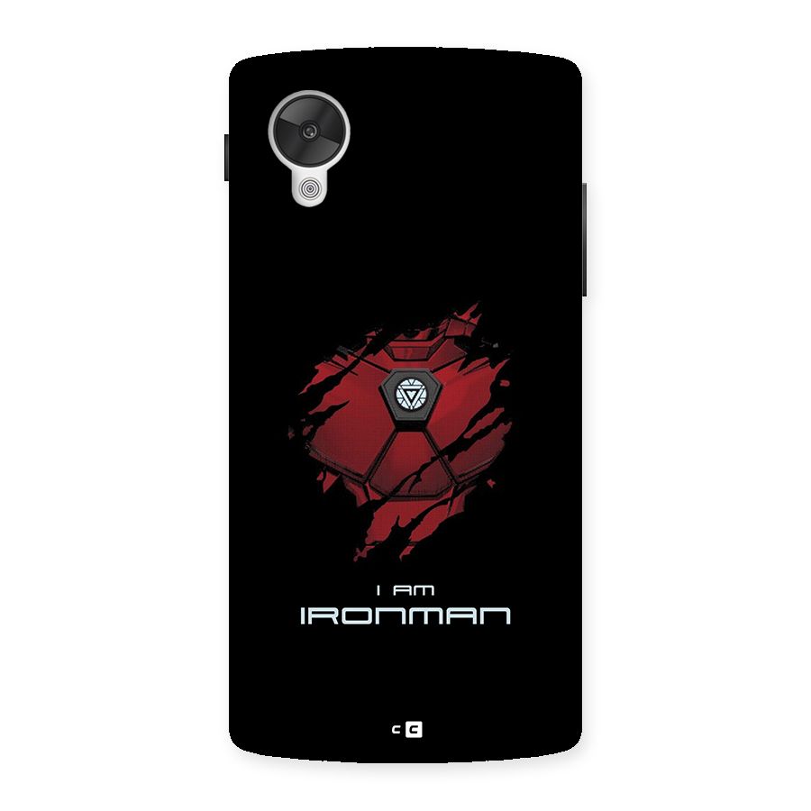 I Am Ironman Back Case for Google Nexus 5