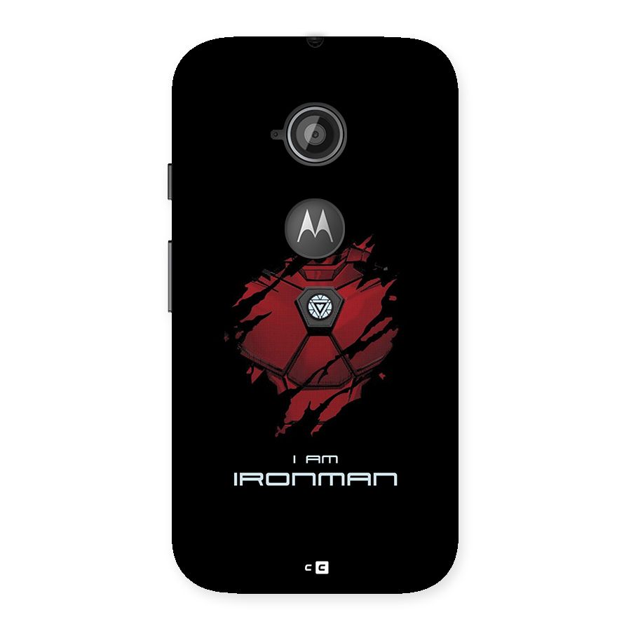 I Am Ironman Back Case for Moto E 2nd Gen