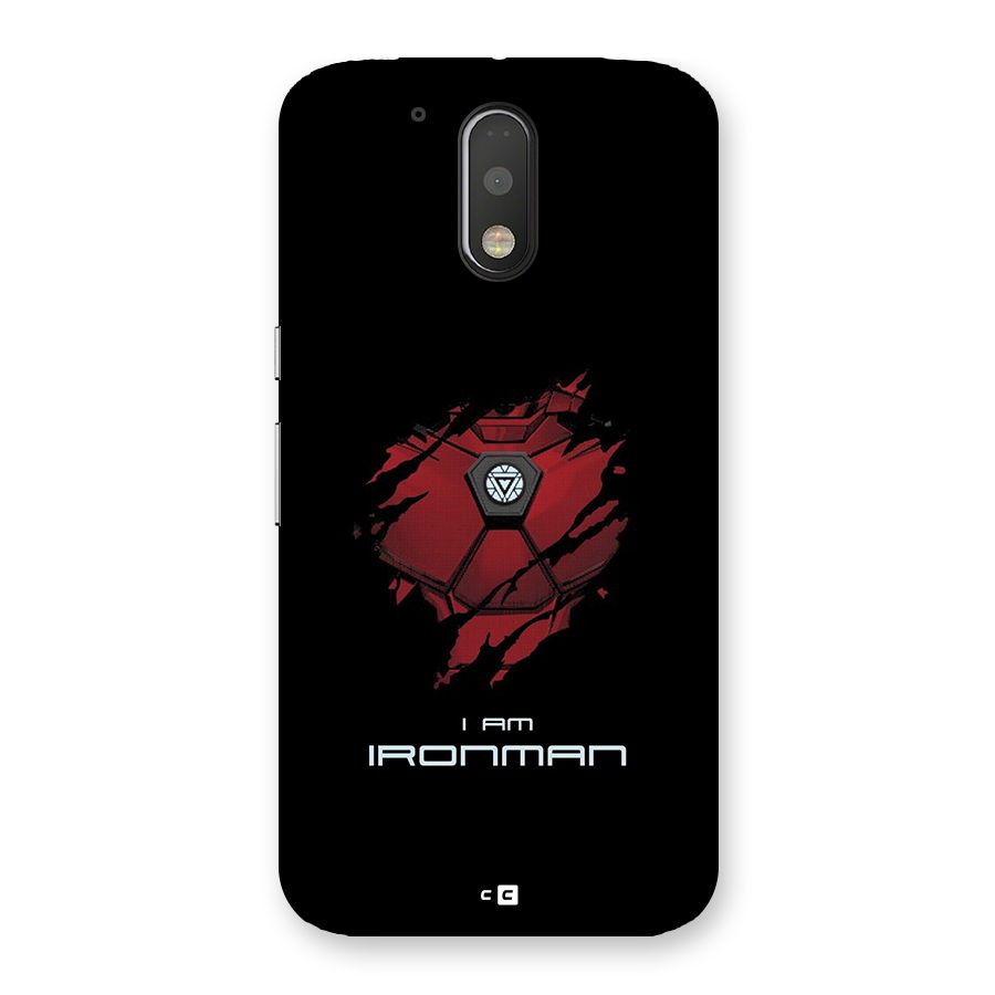 I Am Ironman Back Case for Moto G4 Plus