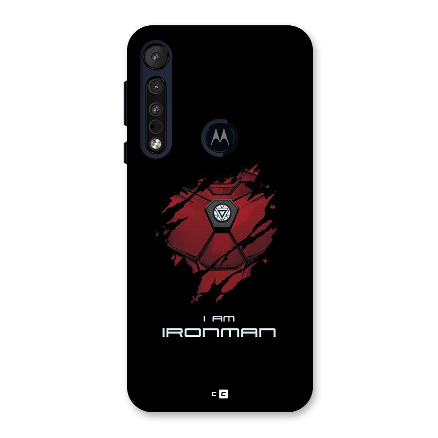 I Am Ironman Back Case for Motorola One Macro
