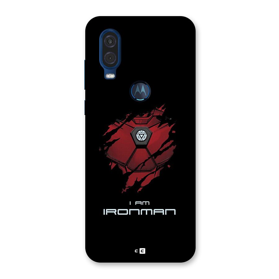 I Am Ironman Back Case for Motorola One Vision