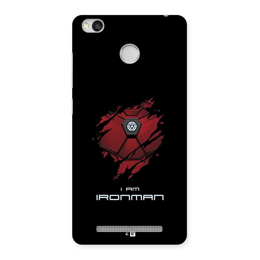 I Am Ironman Back Case for Redmi 3S Prime