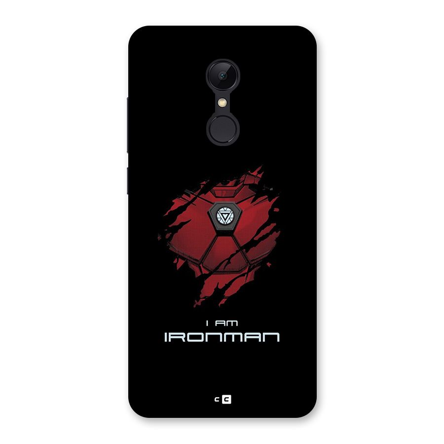 I Am Ironman Back Case for Redmi 5