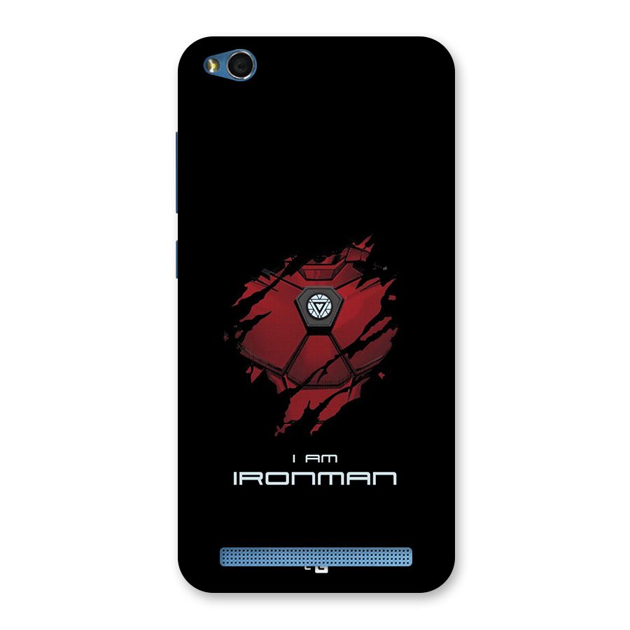 I Am Ironman Back Case for Redmi 5A