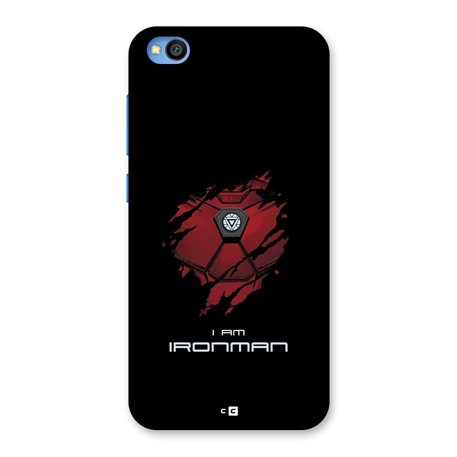 I Am Ironman Back Case for Redmi Go