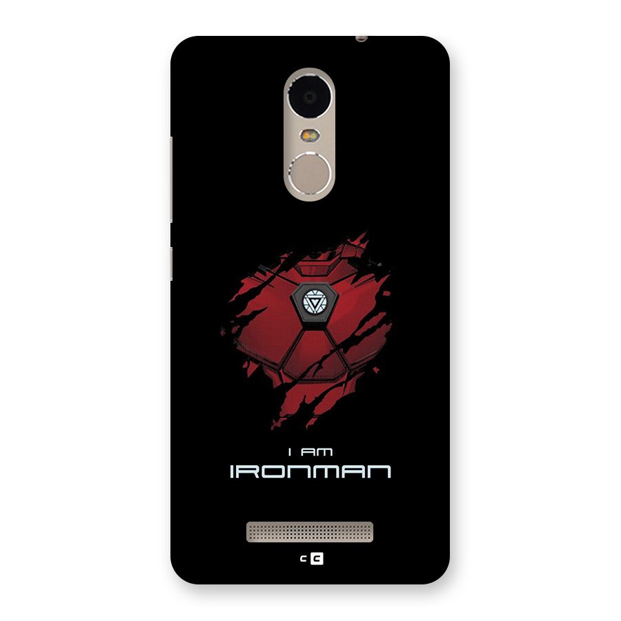 I Am Ironman Back Case for Redmi Note 3