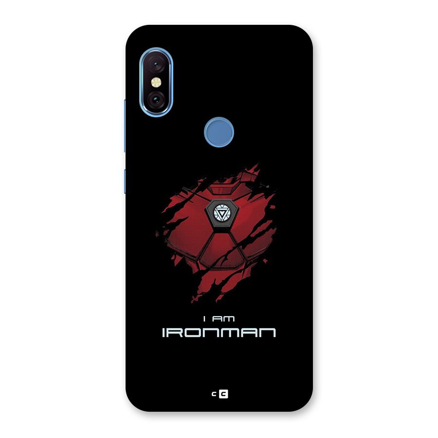 I Am Ironman Back Case for Redmi Note 6 Pro