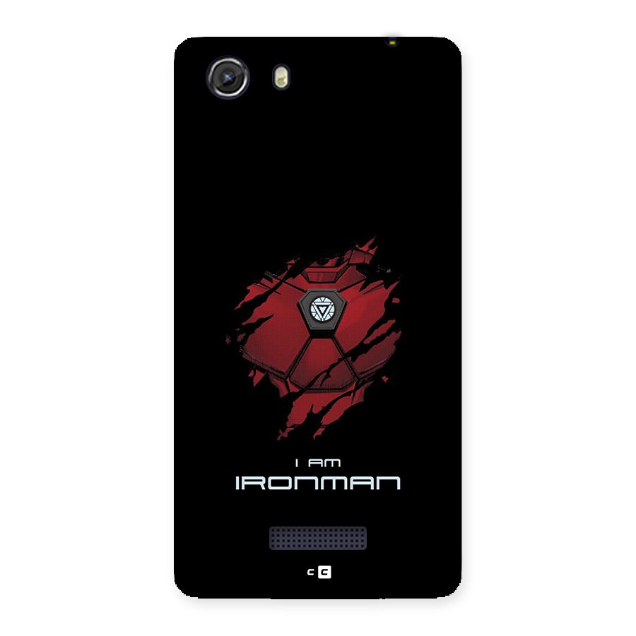 I Am Ironman Back Case for Unite 3