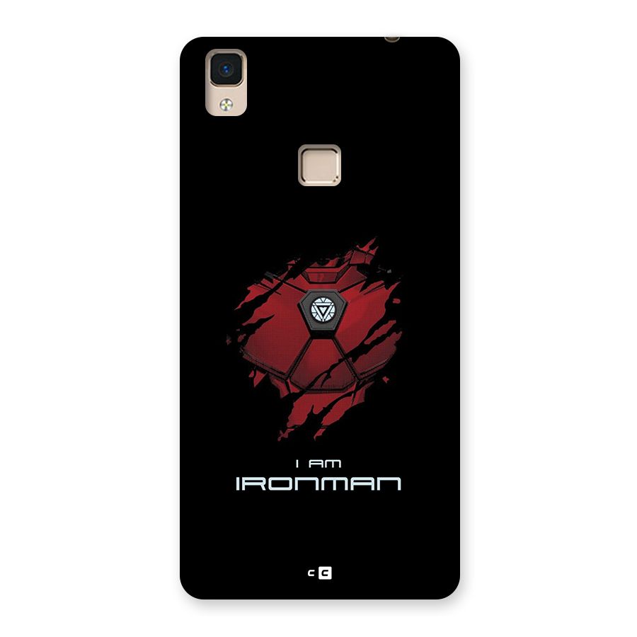 I Am Ironman Back Case for V3 Max