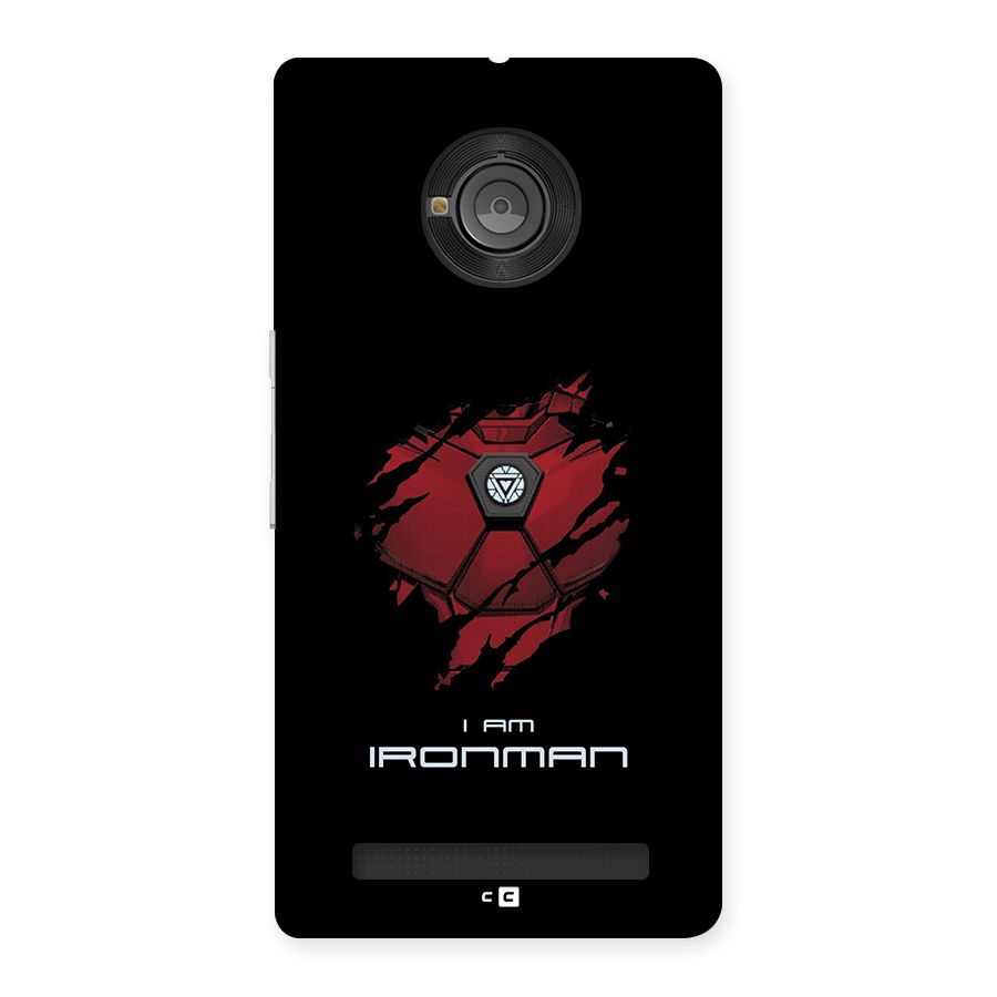 I Am Ironman Back Case for Yuphoria
