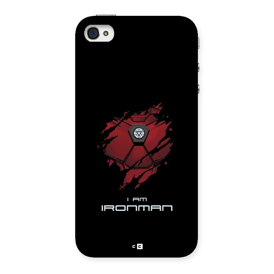 I Am Ironman Back Case for iPhone 4 4s