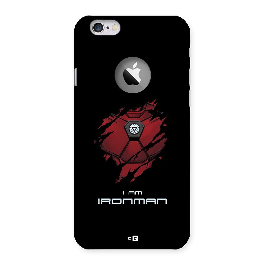 I Am Ironman Back Case for iPhone 6 Logo Cut