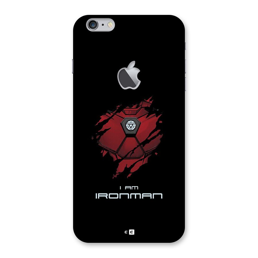 I Am Ironman Back Case for iPhone 6 Plus 6S Plus Logo Cut