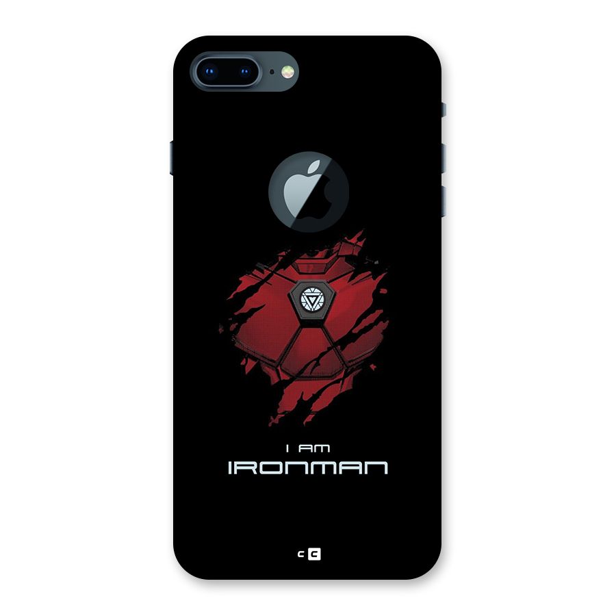 I Am Ironman Back Case for iPhone 7 Plus Logo Cut