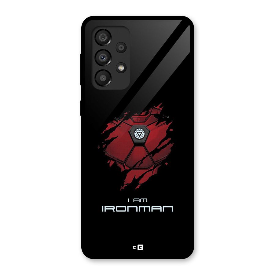 I Am Ironman Glass Back Case for Galaxy A33 5G