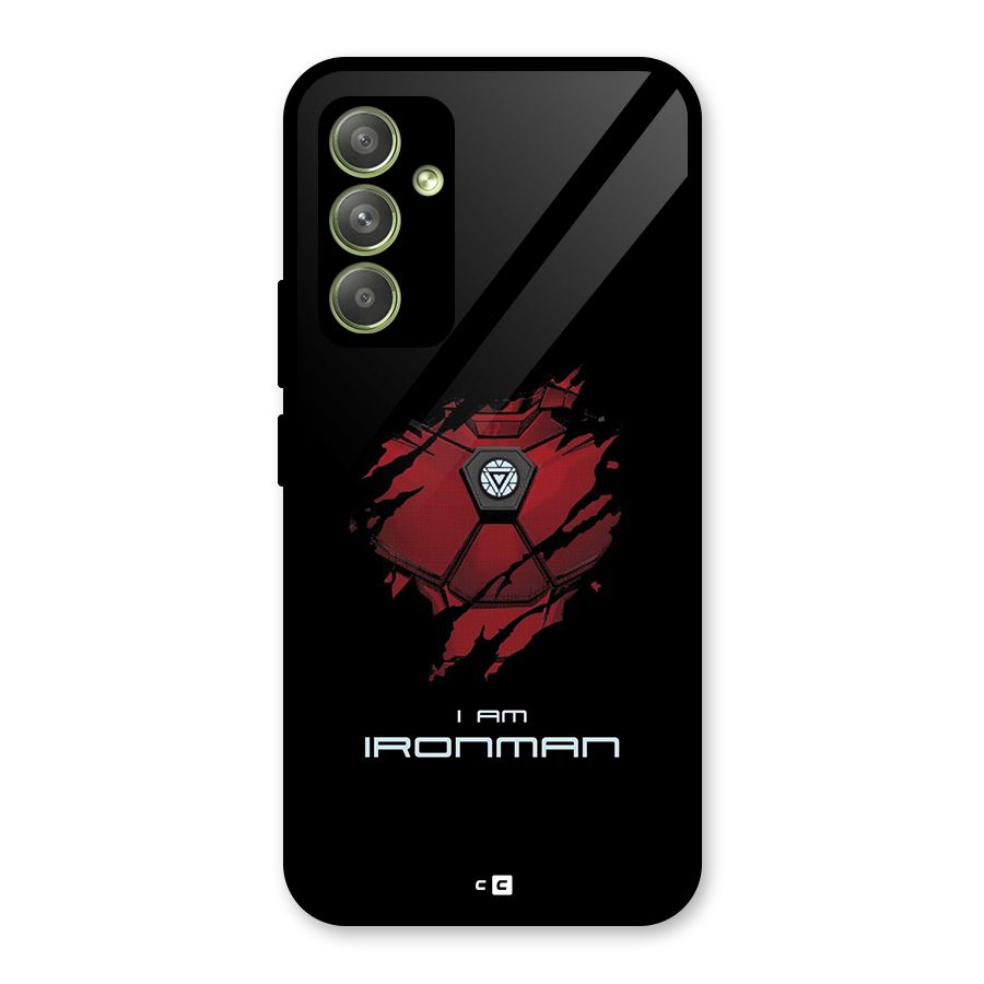 I Am Ironman Glass Back Case for Galaxy A54