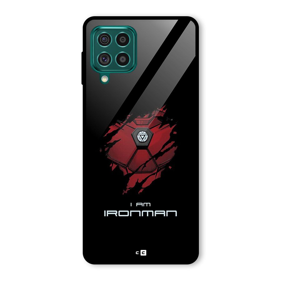 I Am Ironman Glass Back Case for Galaxy F62