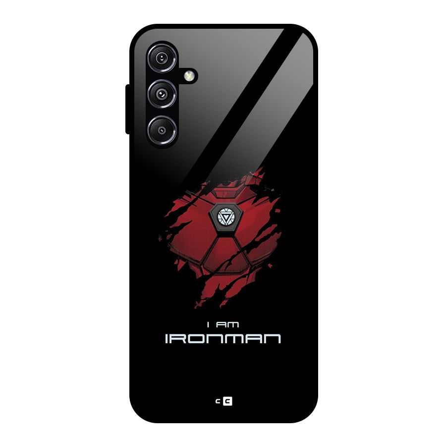 I Am Ironman Glass Back Case for Galaxy M34 5G