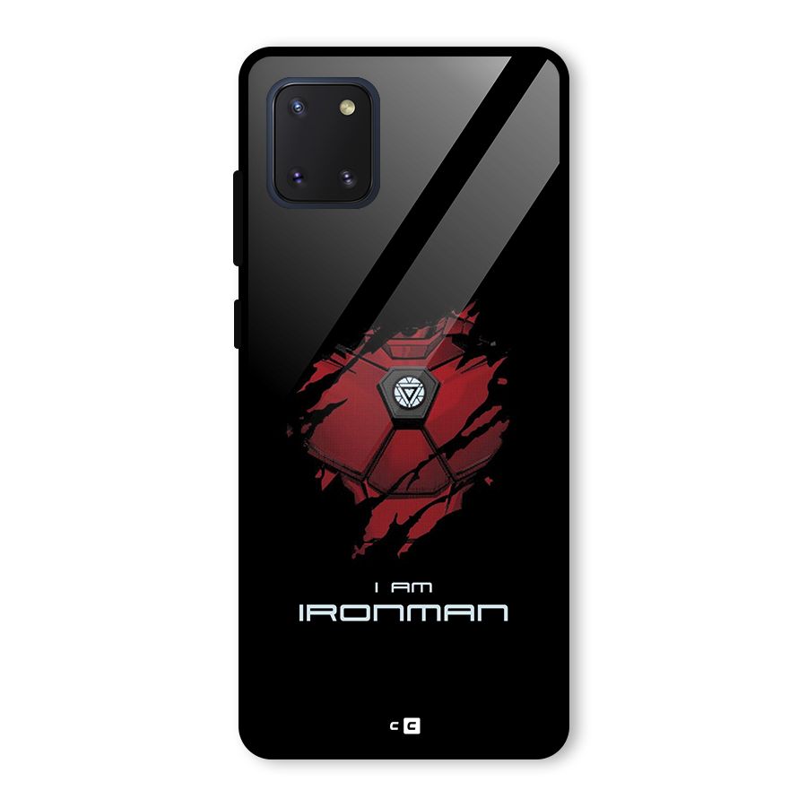 I Am Ironman Glass Back Case for Galaxy Note 10 Lite